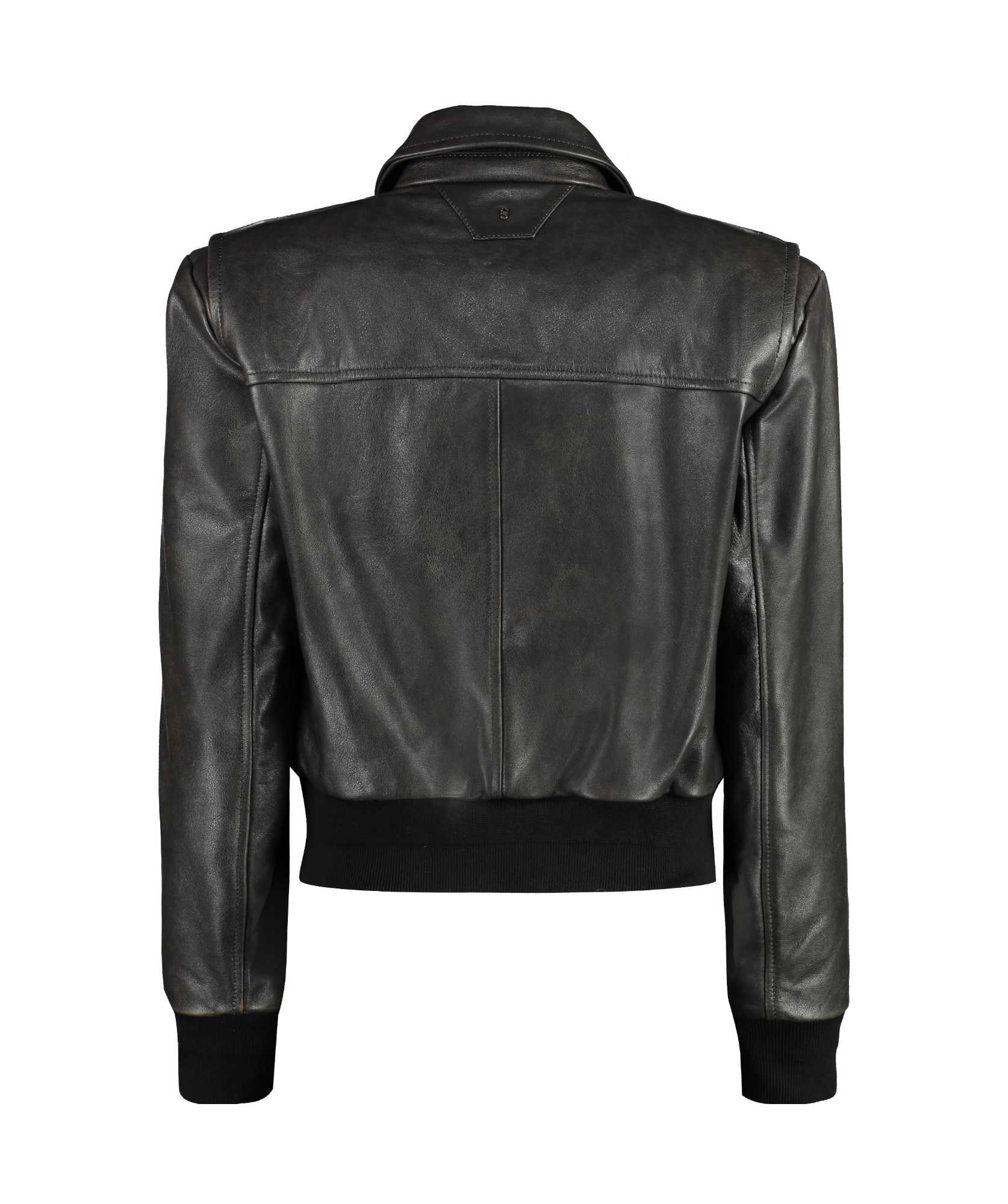 Salvatore Santoro Leather Jacket In Black