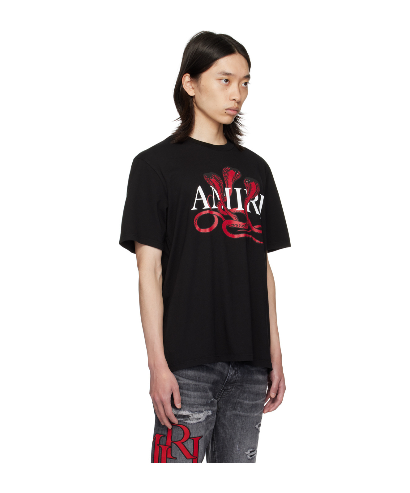 【関税込み】AMIRI ブラック Poison Tシャツ AMIRI Black Poison T-Shirt - T-Shirts - BeyondStyle