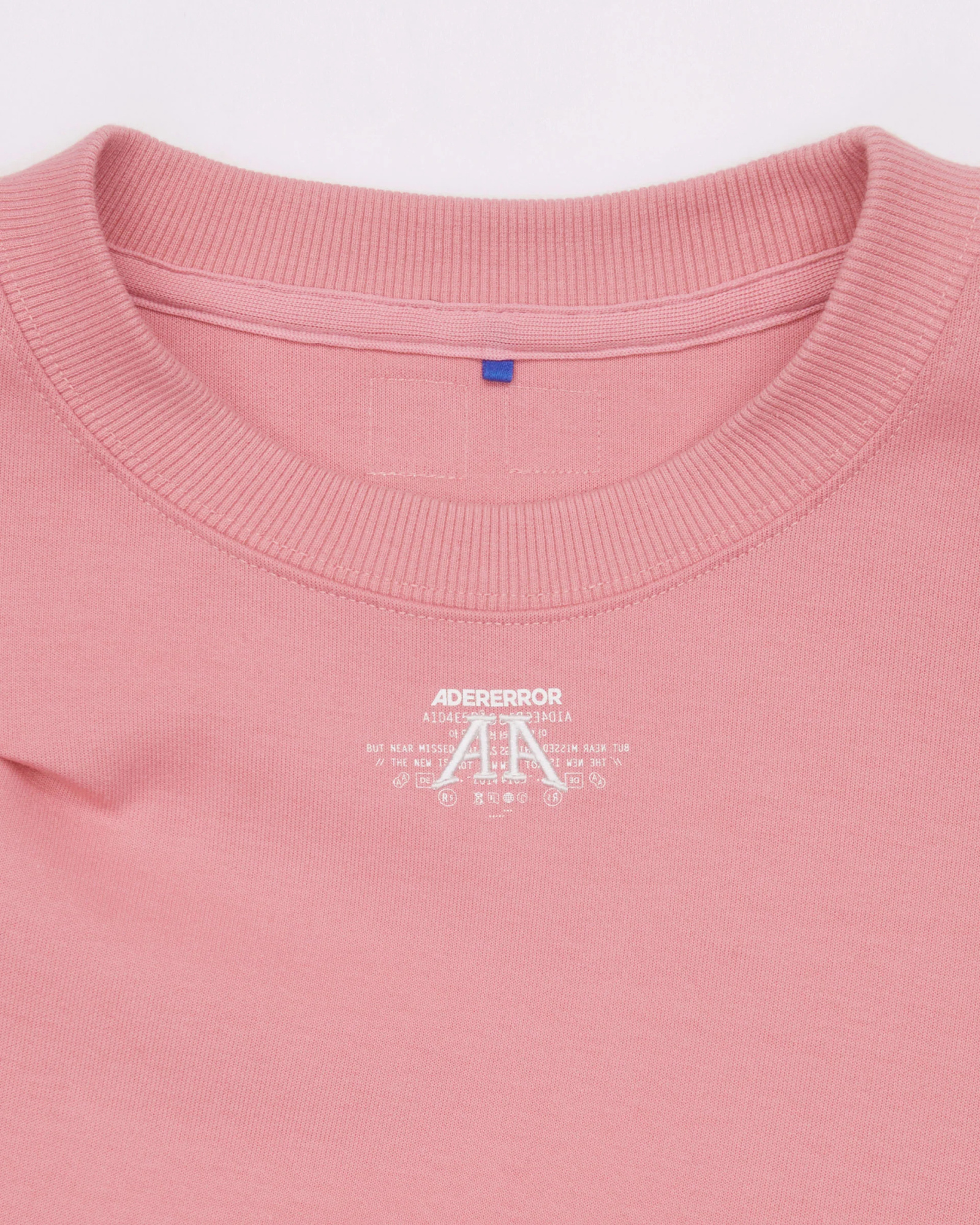 Ader Error Logo Logo Hoodie In Pink