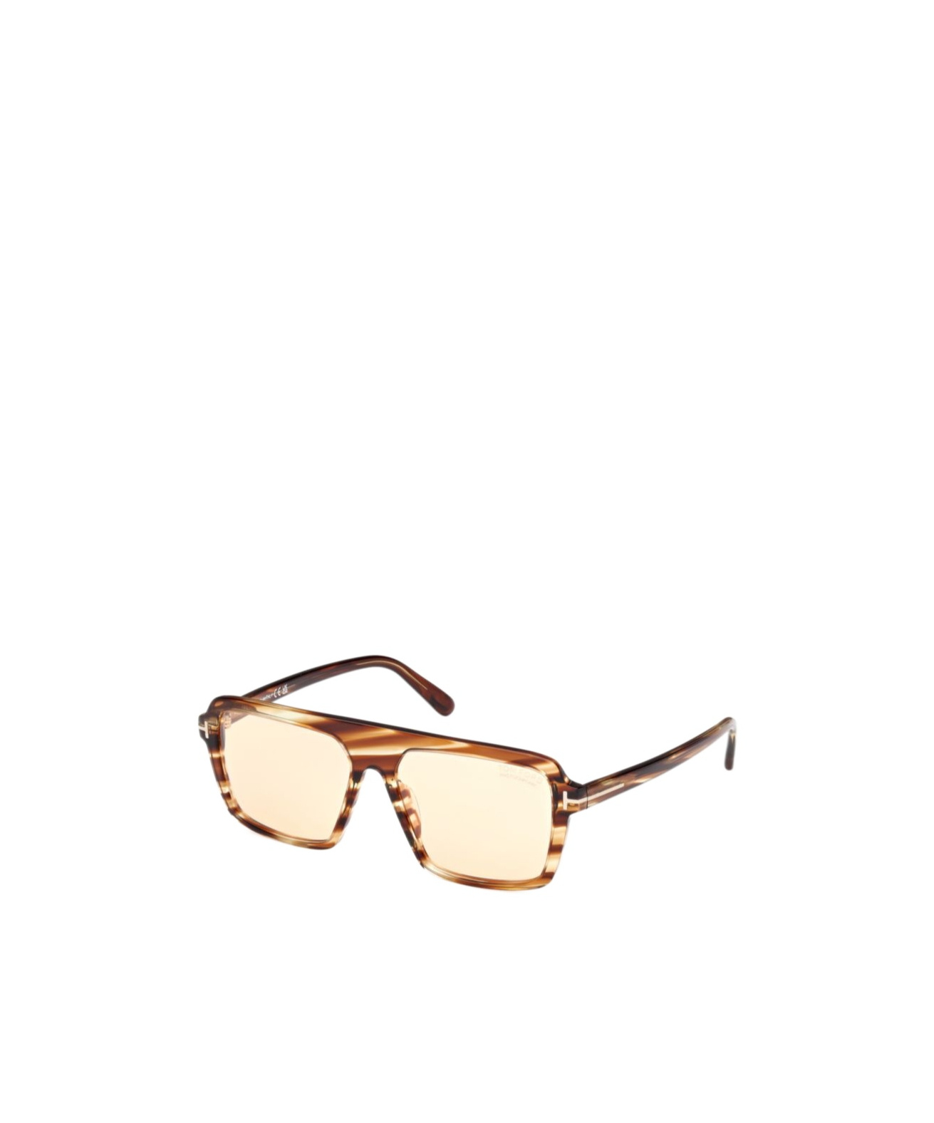 Tom Ford Eyewear Fausto Square Frame Sunglasses In Brown