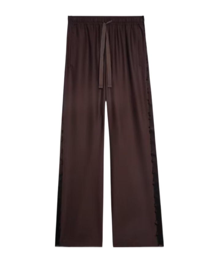 Zadig & Voltaire Poma Tailleur Drawstring Pants In Brown