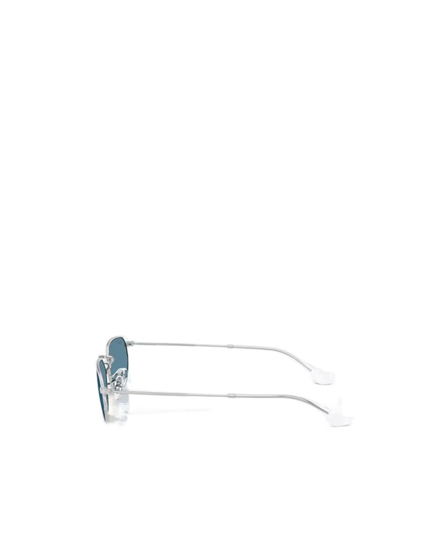 Ray Ban Branded Geometric Sunglasses In Blue