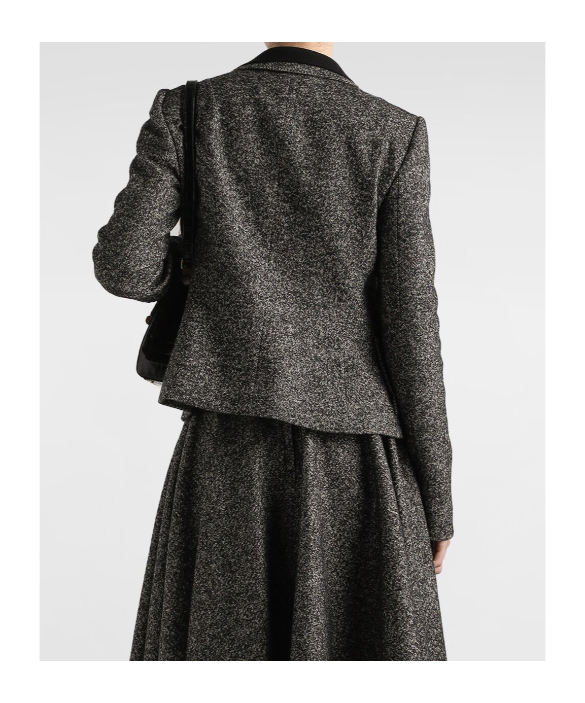 Dolce & Gabbana Tailored Single-breasted Wool Jacket With Textured Fabric In Green