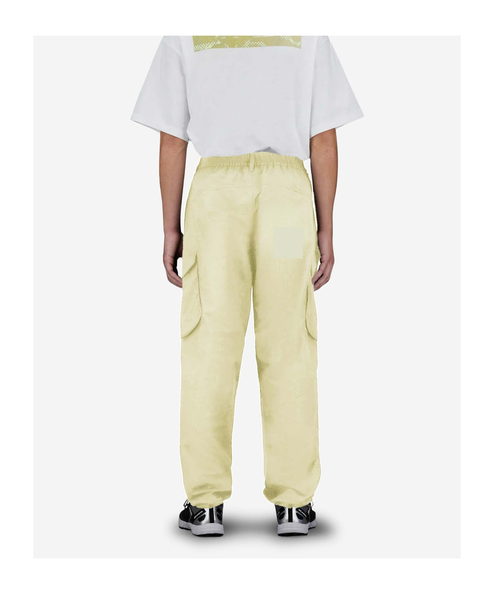 Herno Belt Loops Slacks In White