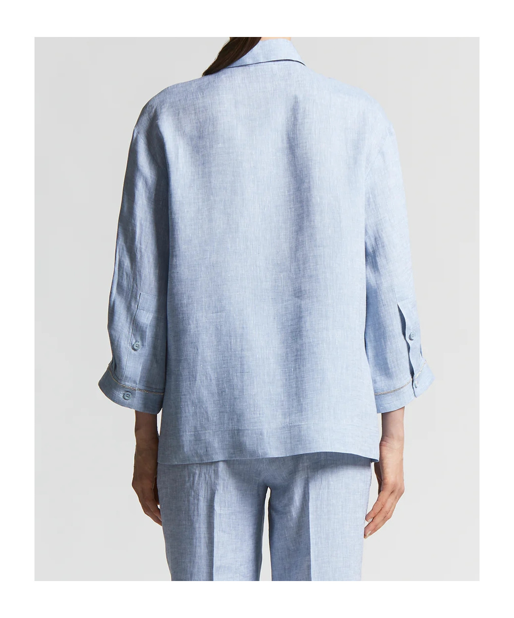 Shop Peserico Linen Shirt