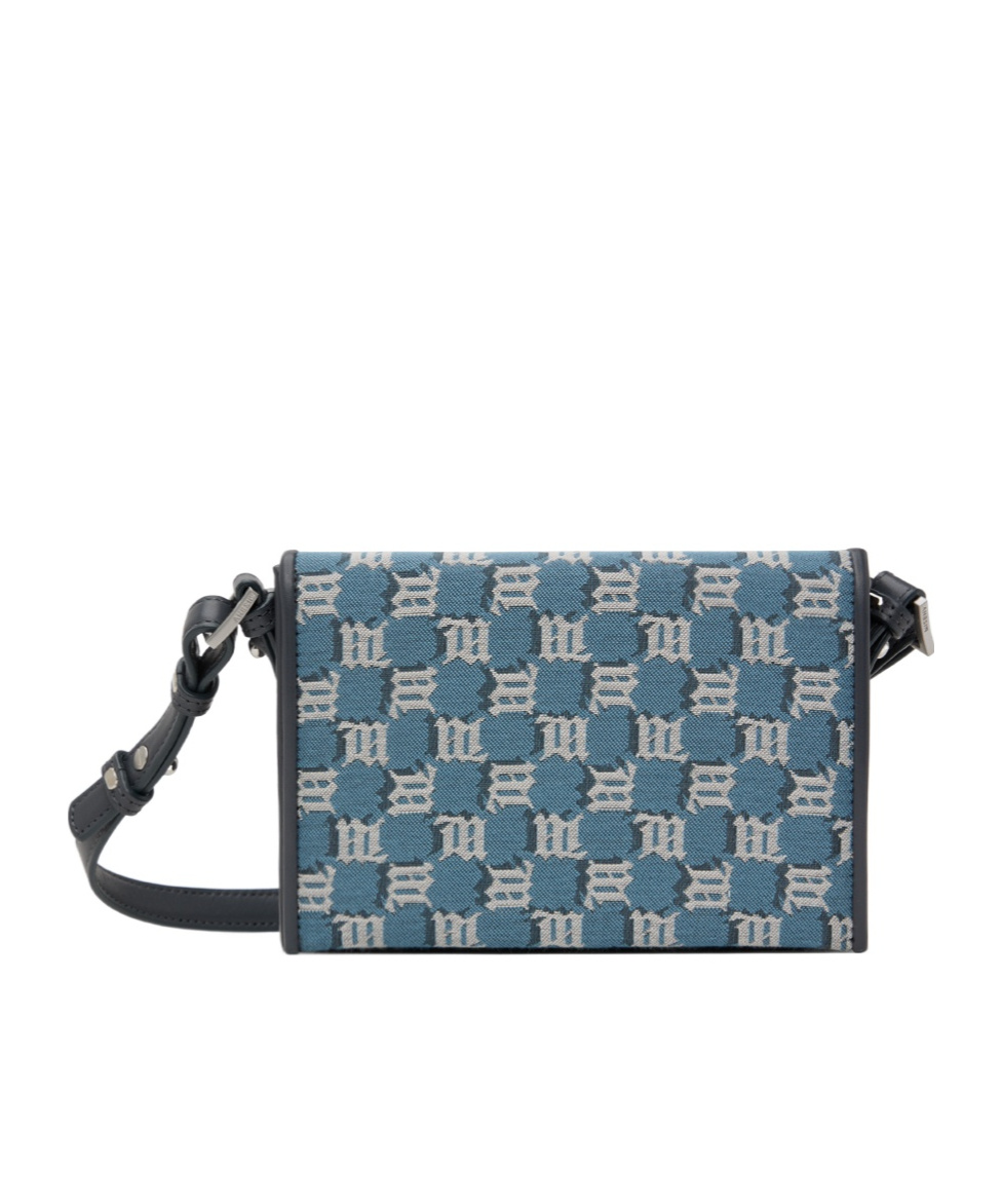 Shop Misbhv Logo Shoulder Bag In Blue