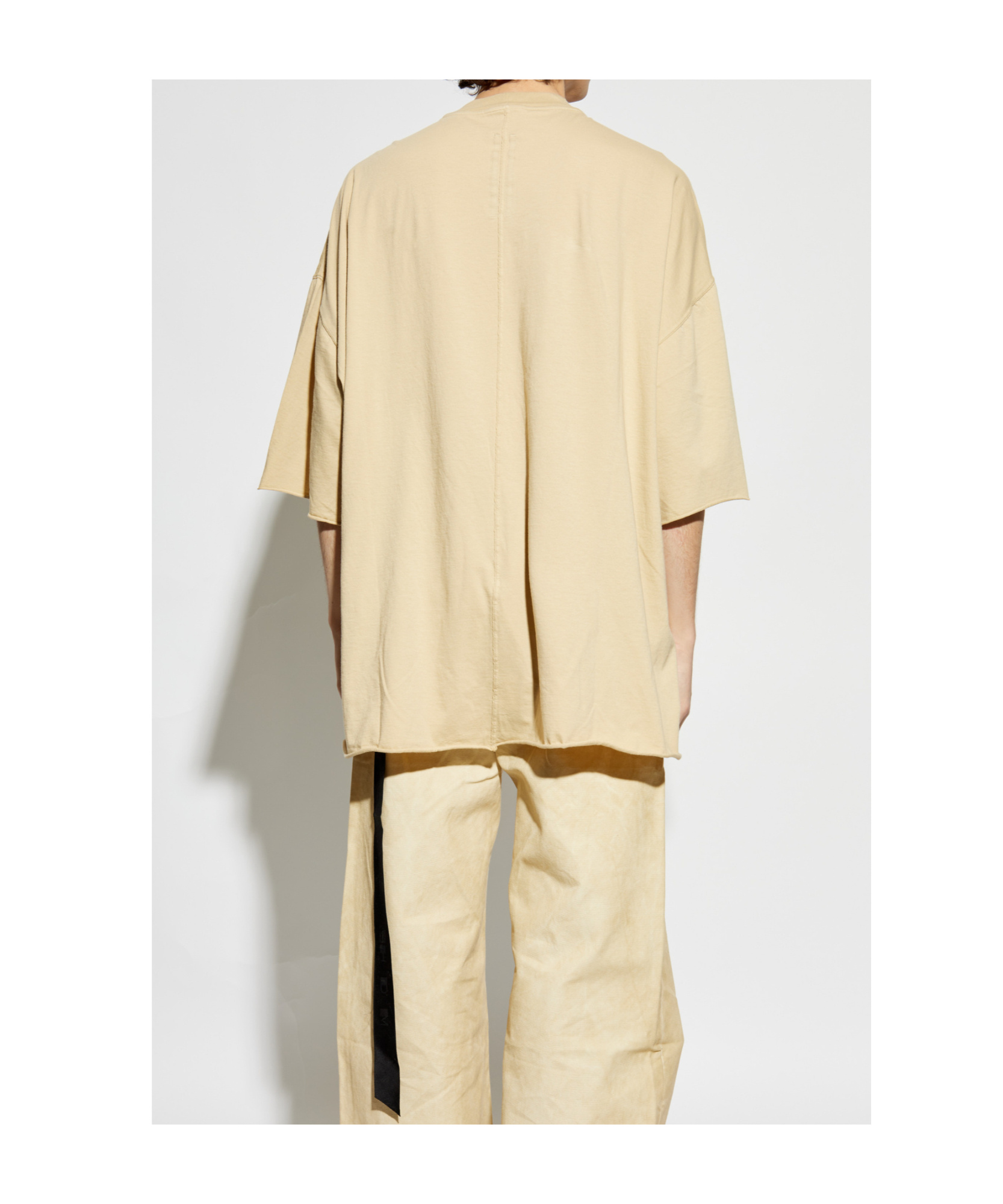 Rick Owens Drkshdw Short-sleeved T-shirt In Nude