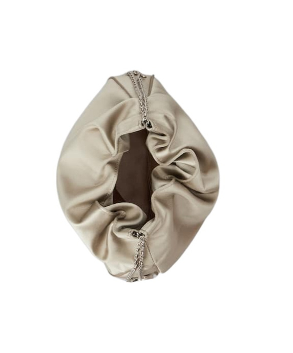 Roger Vivier Pilgrim Mini Bag In Satin