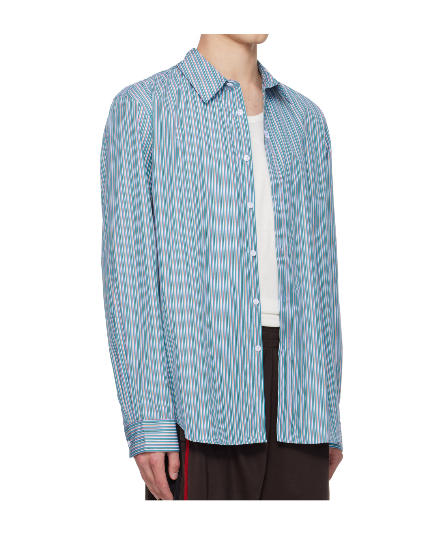 Martine Rose Classic Shirt In Blue