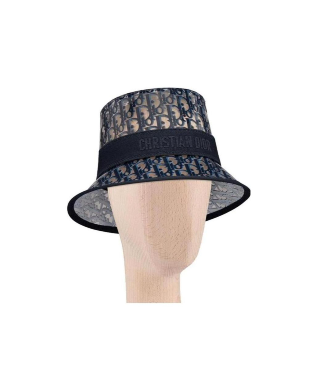 Dior Logo Small Rimmed Barrel Cap In Nude