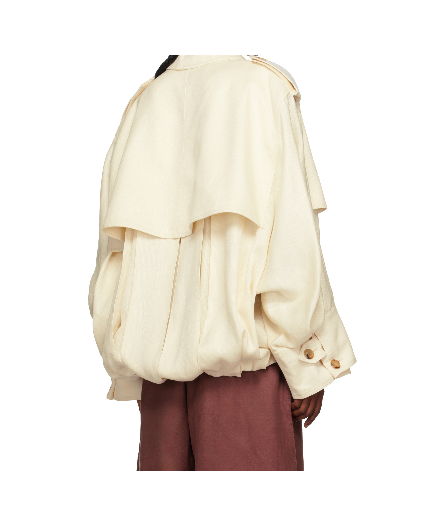 Gabriela Hearst Long Sleeve Casual Jacket In Neutral