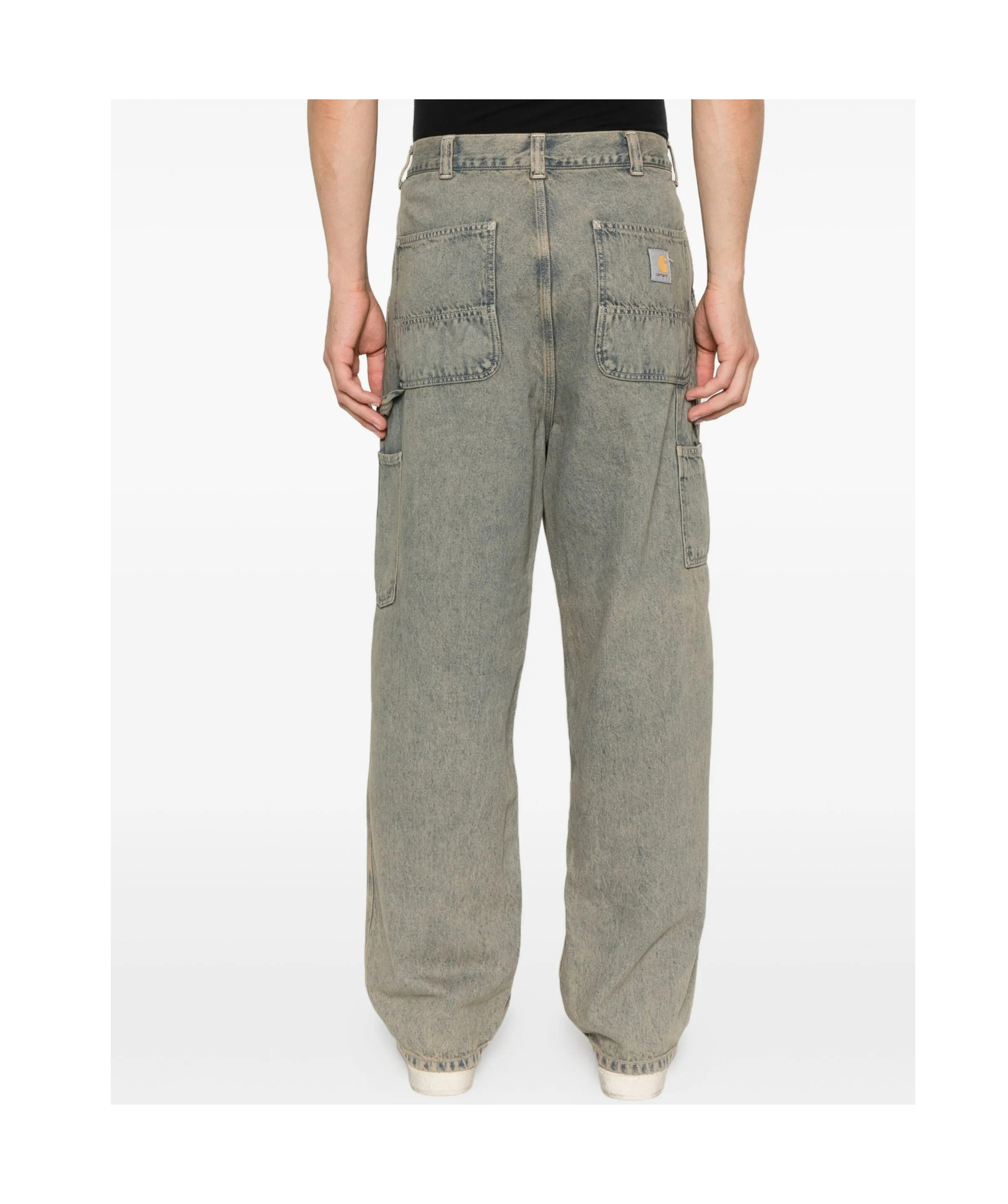 Carhartt Belt-loops Jeans In Gray