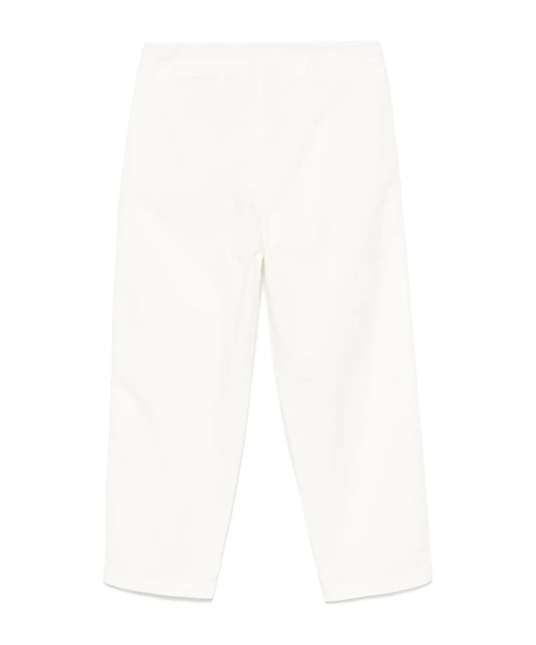 Il Gufo Twill Casual Pants In White