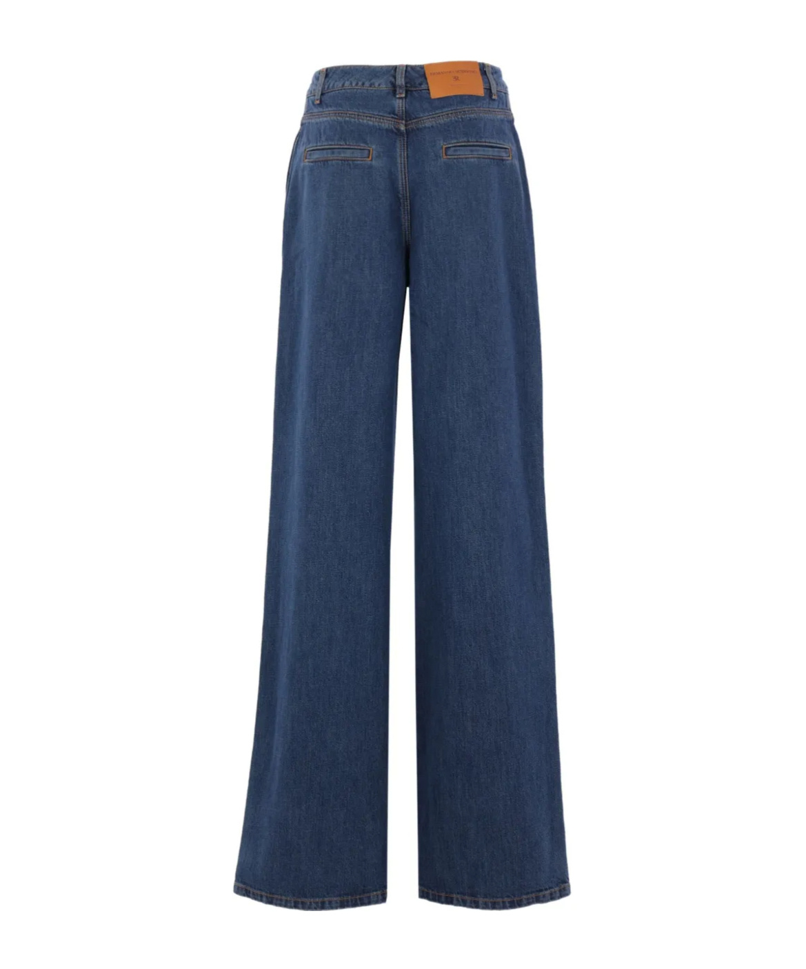 Ermanno Scervino High-waist Wide-leg Jeans In Blue