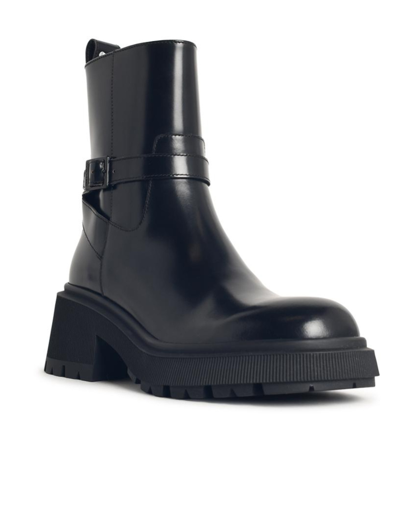 Jimmy Choo Soft Box Calf Conny Flat Boots Women In Black