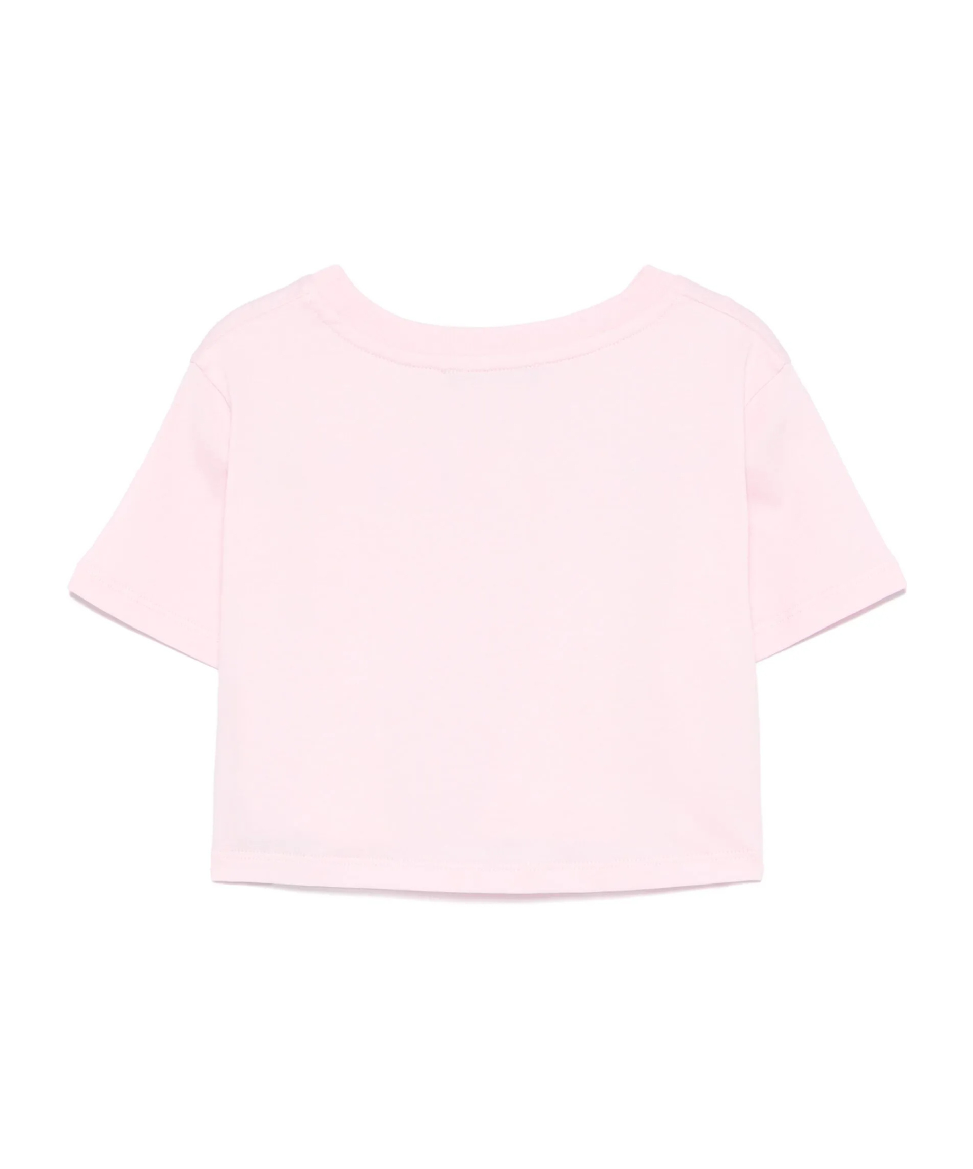 Balmain Logo-appliqué T-shirt In Pink