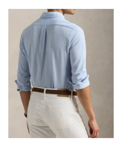 Polo Ralph Lauren Classic Fit Long Sleeve Cotton Oxford Button Down Shirt In Blue
