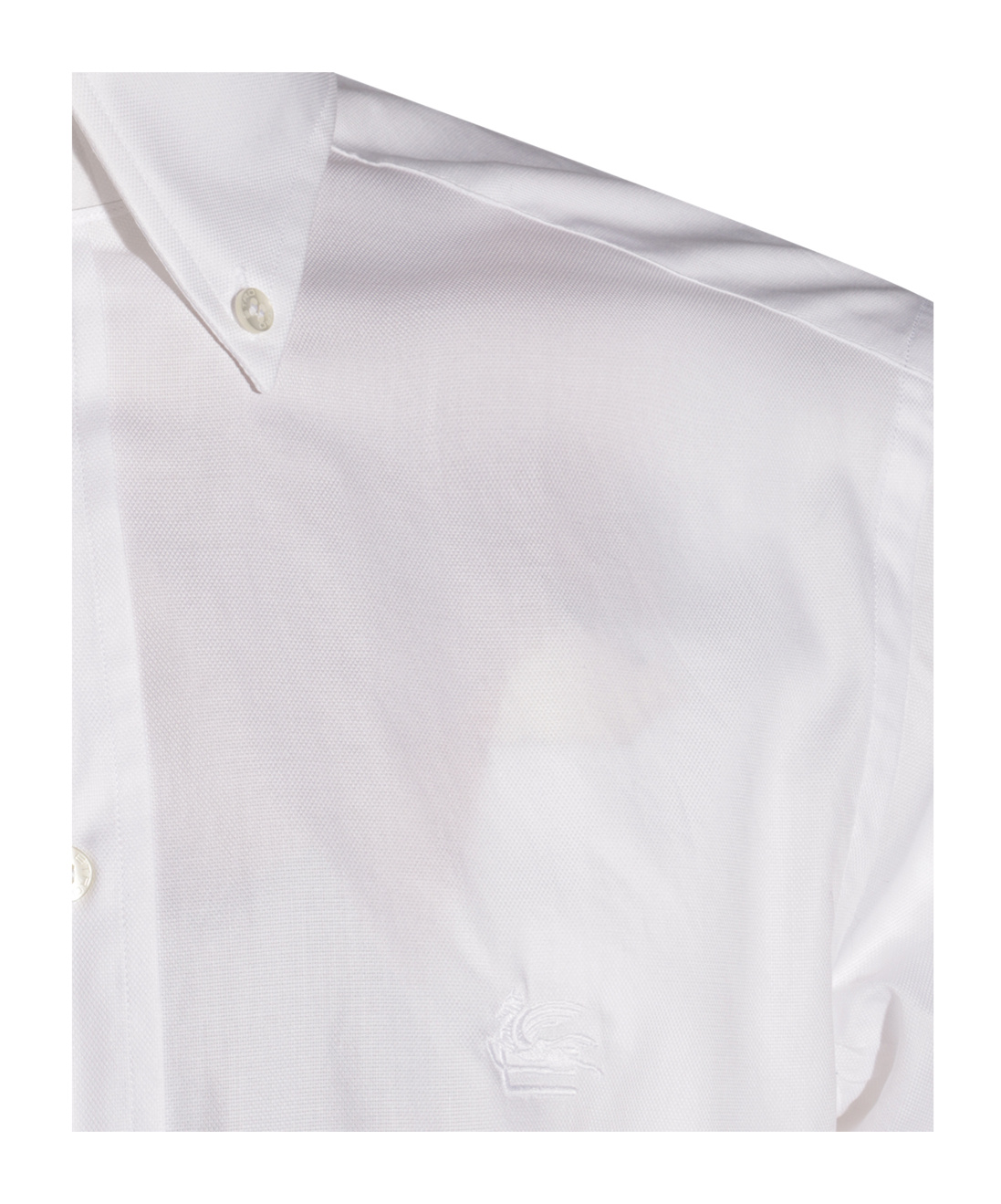 Etro Long-sleeve Cotton Shirt In White