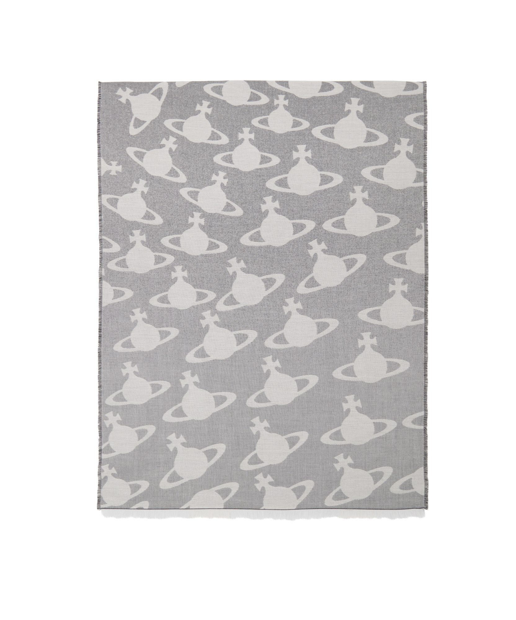 Vivienne Westwood Rectangular Scarf In Gray