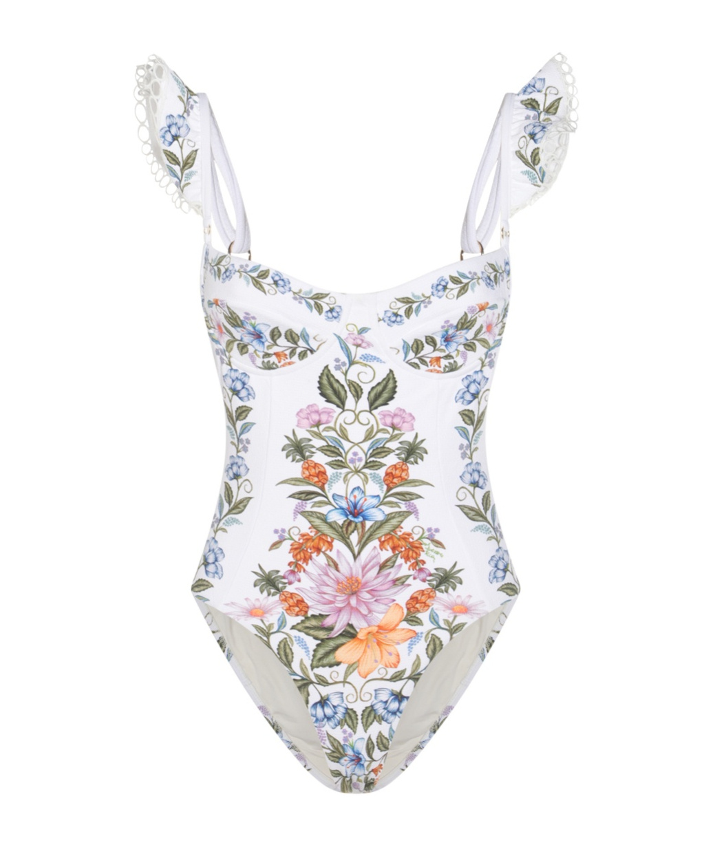 Farm Rio Floral-print Swimsuit