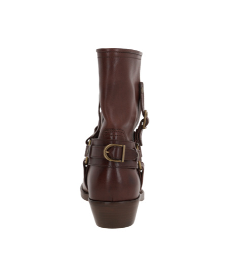 Isabel Marant Round Toe Ankle Boots In Brown