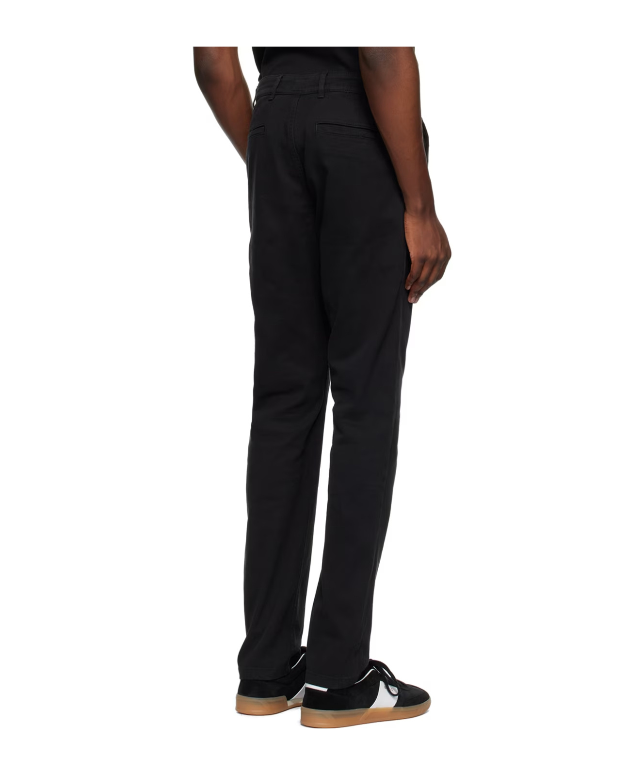 Hugo Boss Belt-loop Casual Pants In Black