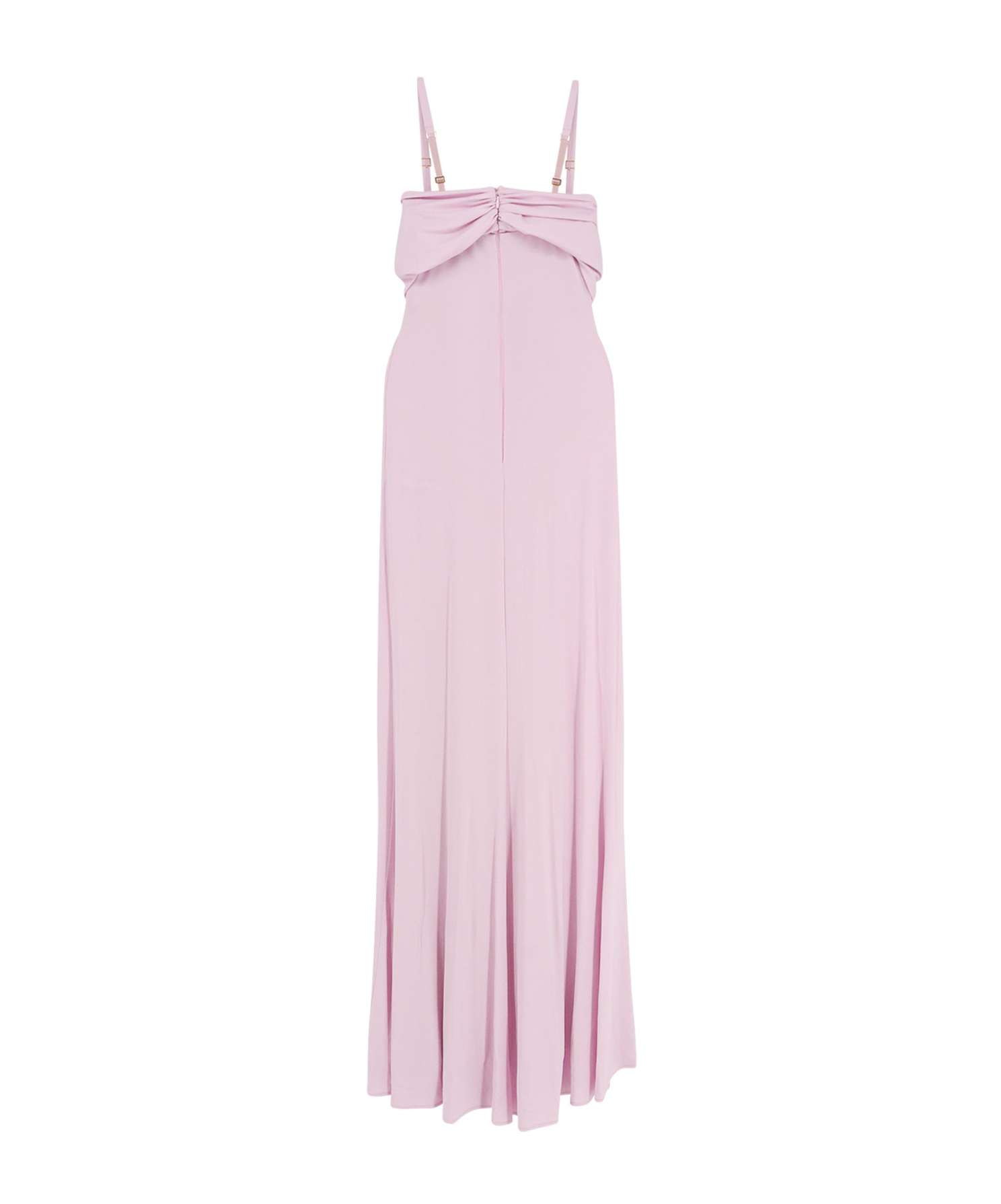 Elisabetta Franchi Red Carpet Stretch Viscose Long Dress In Pink