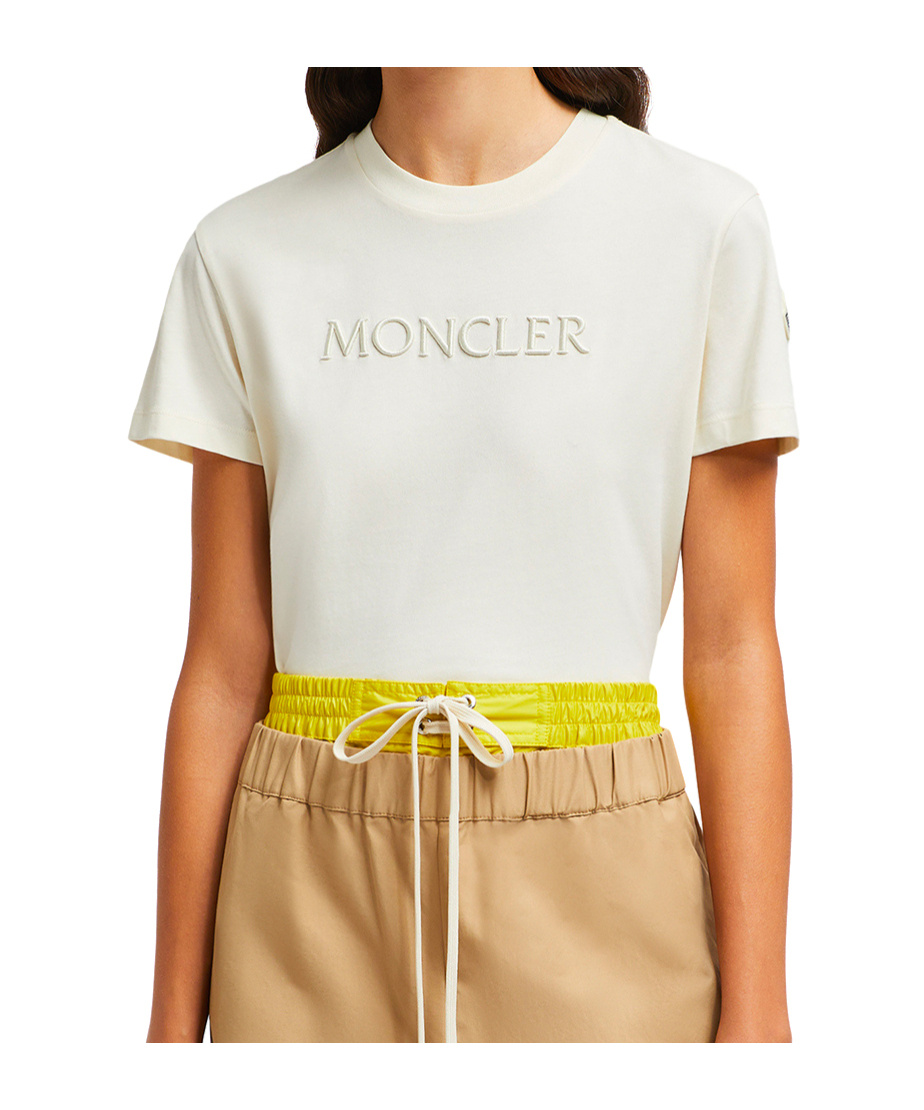 Moncler Short-sleeved T-shirt In White