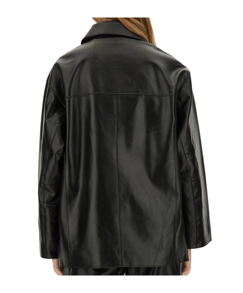 Stand Studio Stand Elisia Leather Jacket In Black