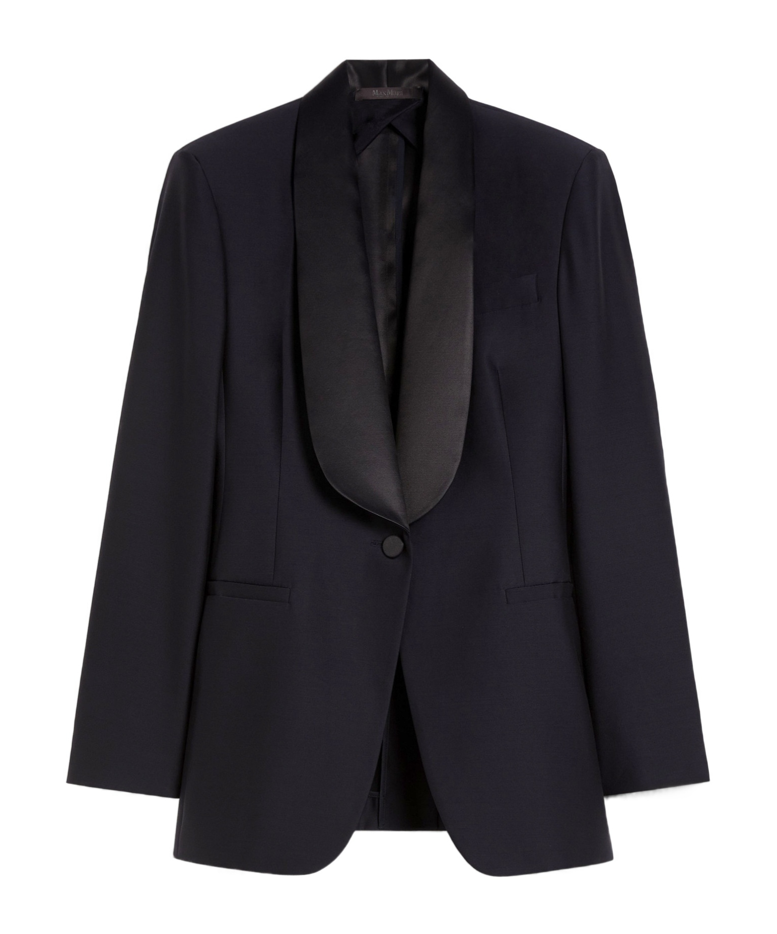 Max Mara Andina Single-breasted Blazer In Black