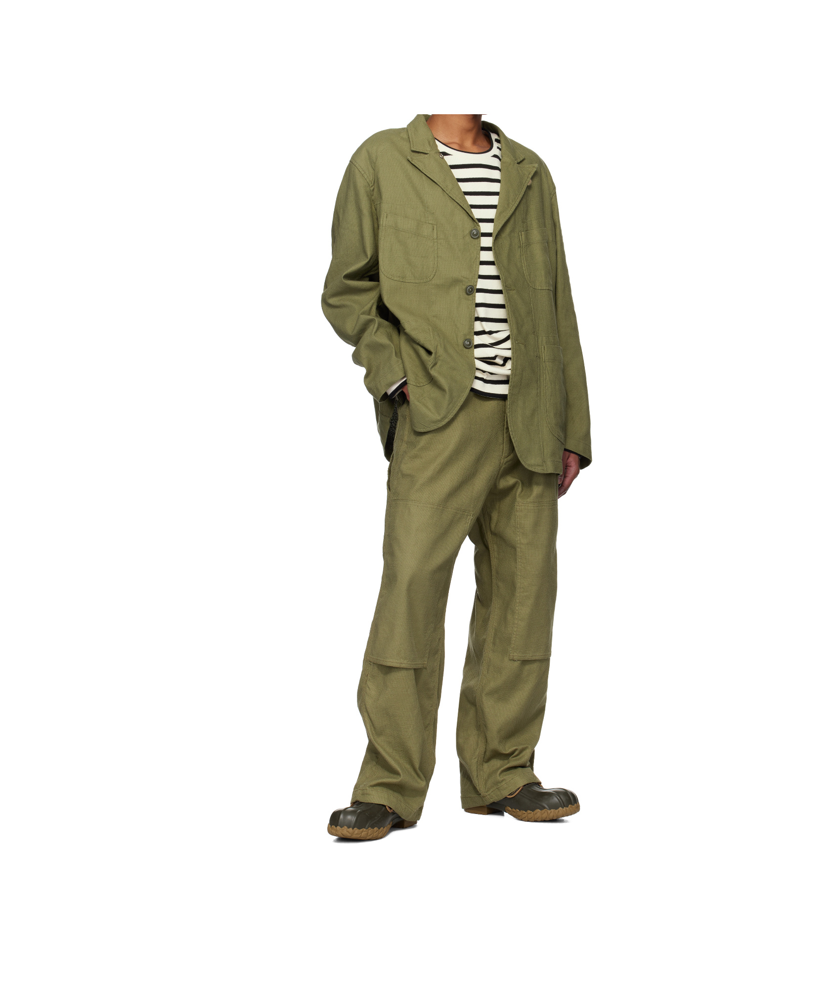 Engineered Garments Painter Trousers In Green