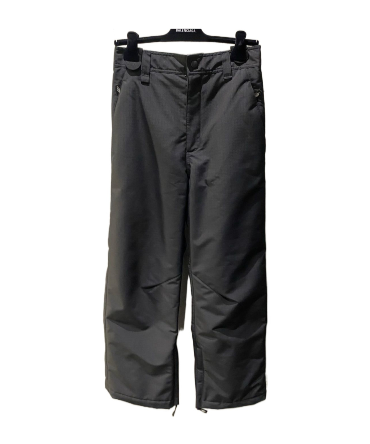Balenciaga Skiing Straight Casual Pants In Black
