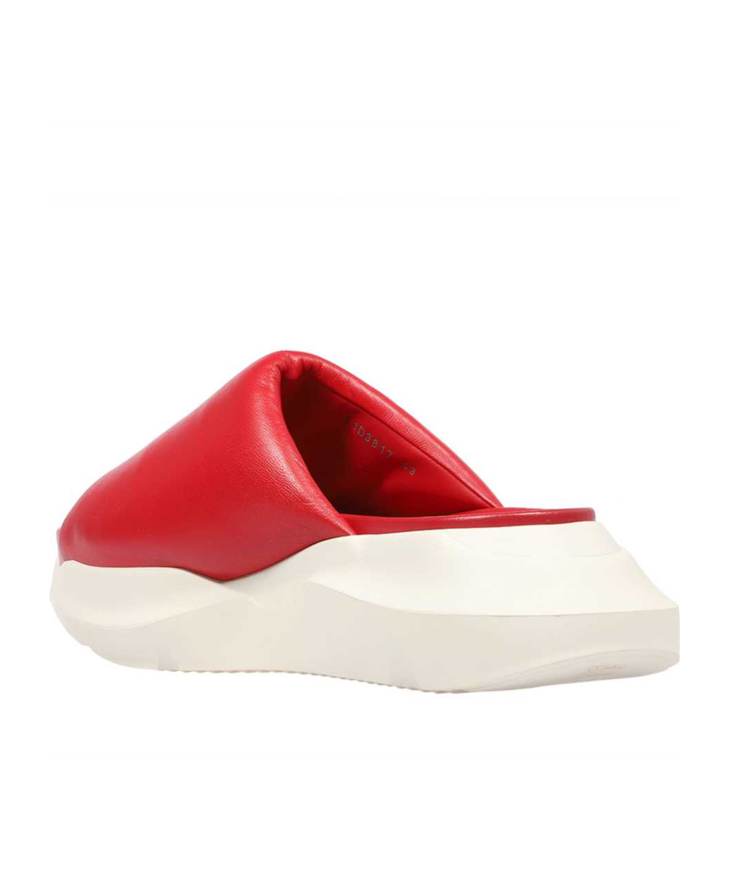 Rick Owens Thick Sole Slippers In White