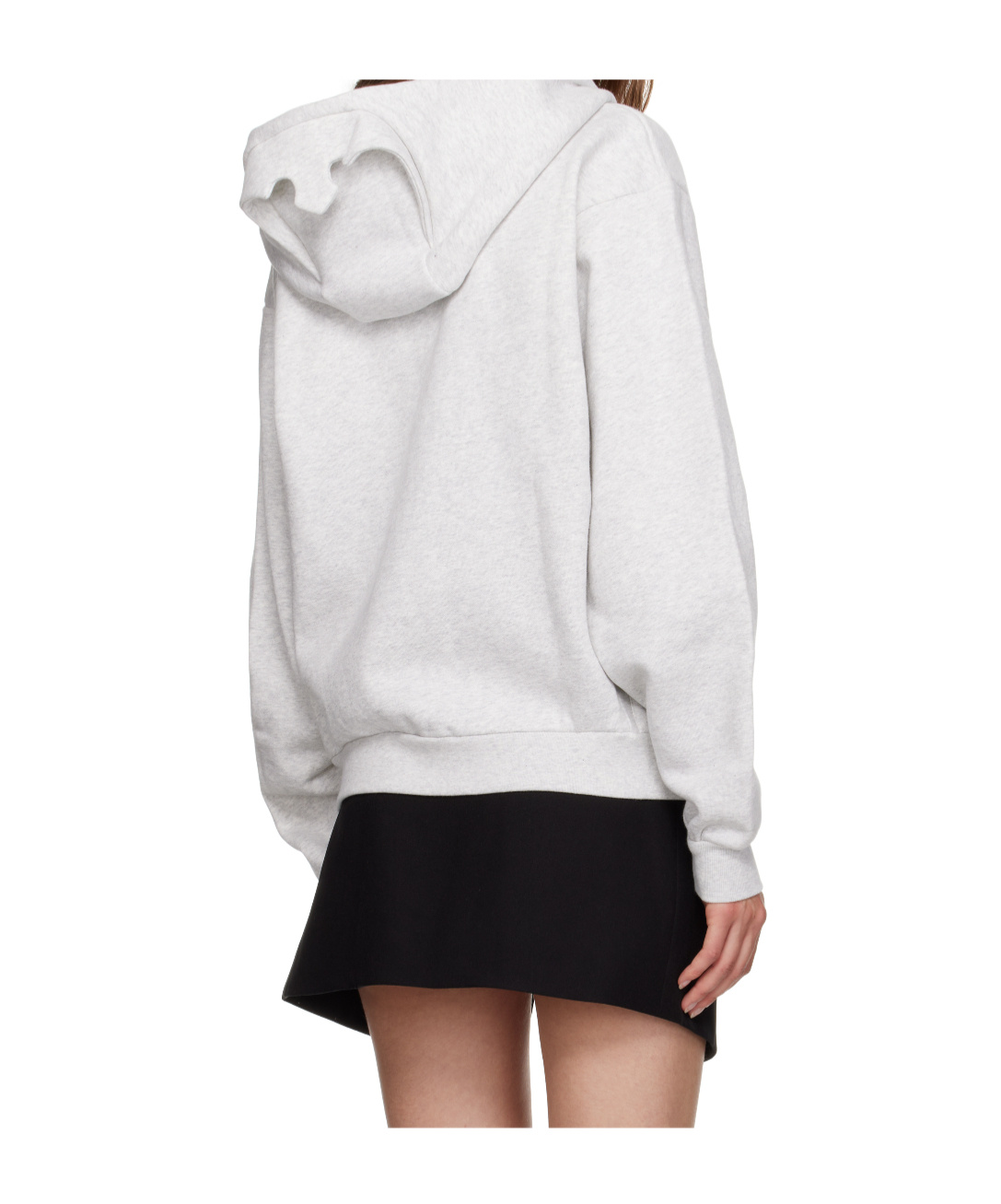Coperni X Disney Crown Zip-up Hoodie In Gray