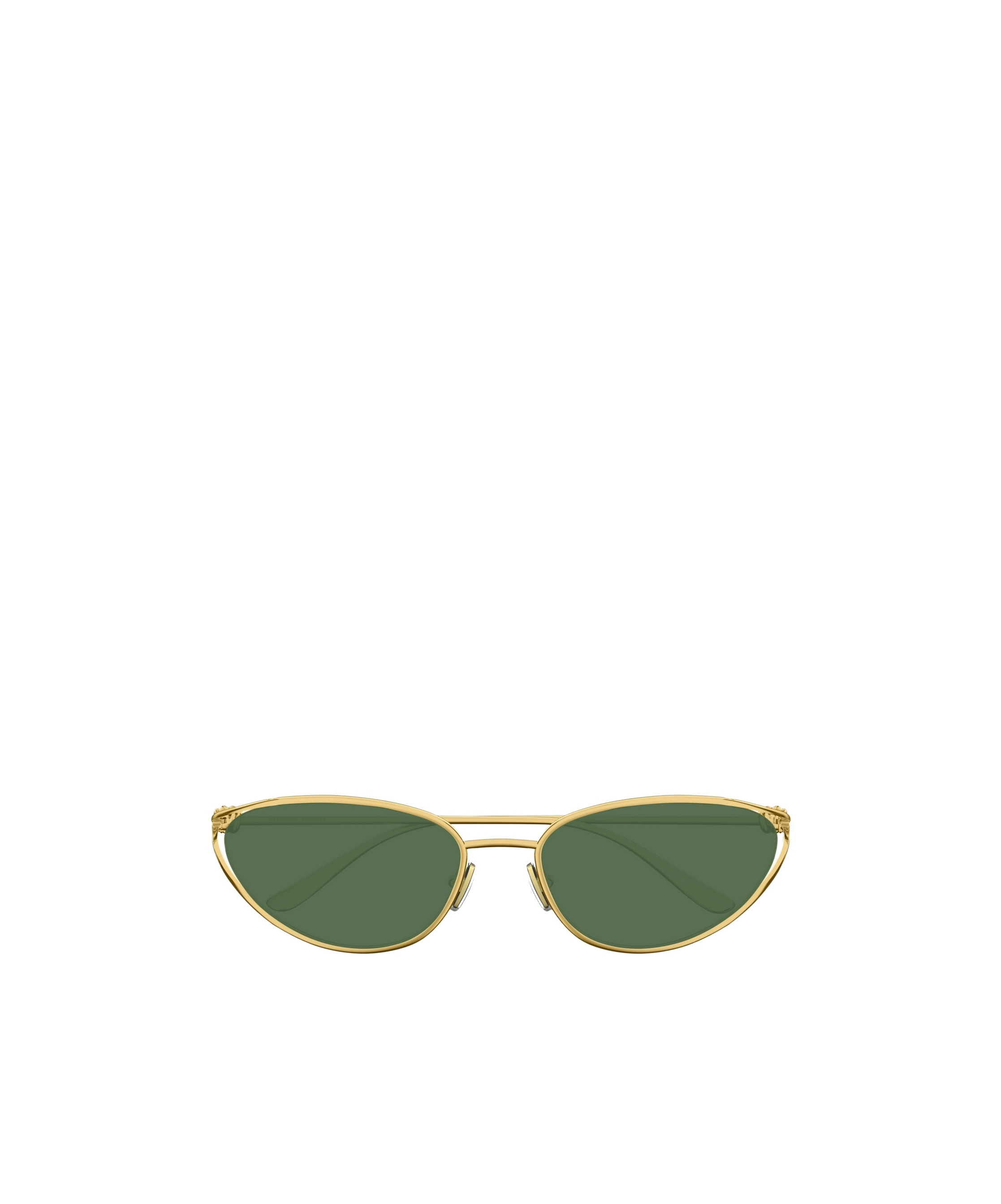 Bottega Veneta Eyewear Cat Eye Frame Sunglasses In Green