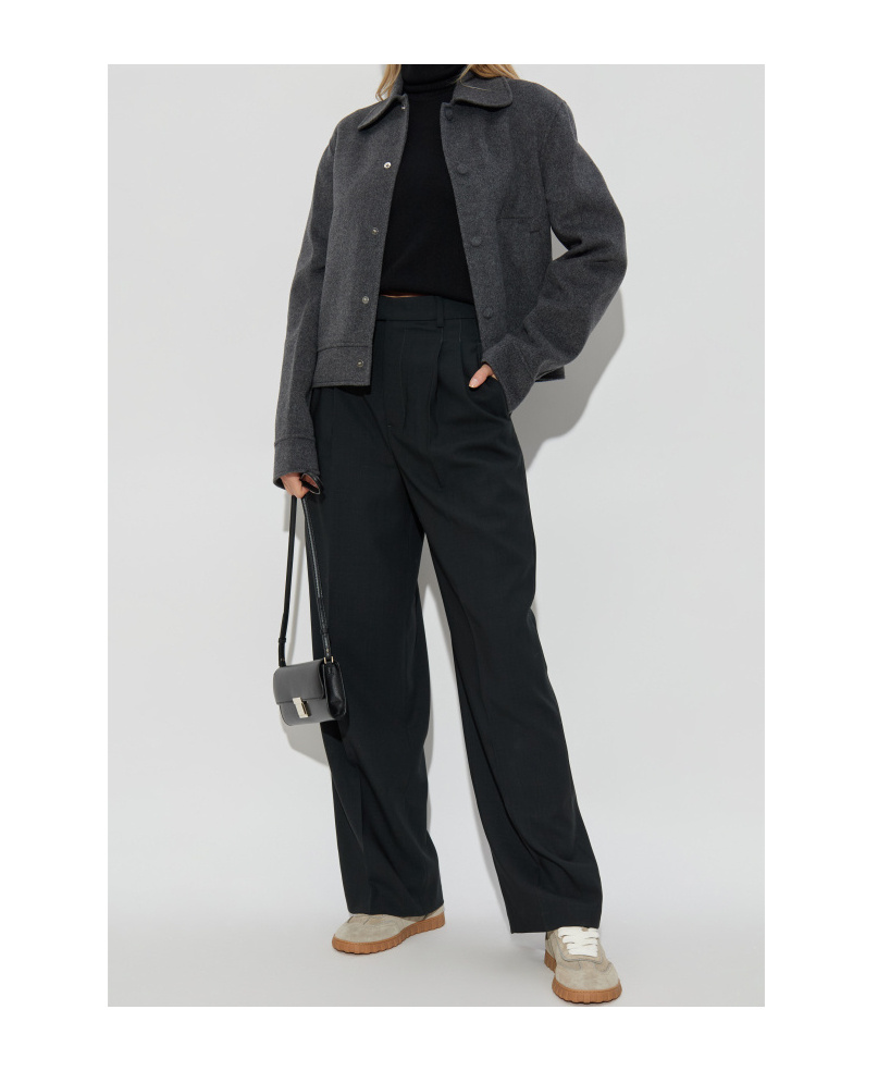 Ami Alexandre Mattiussi Long-sleeved Sweater In Black