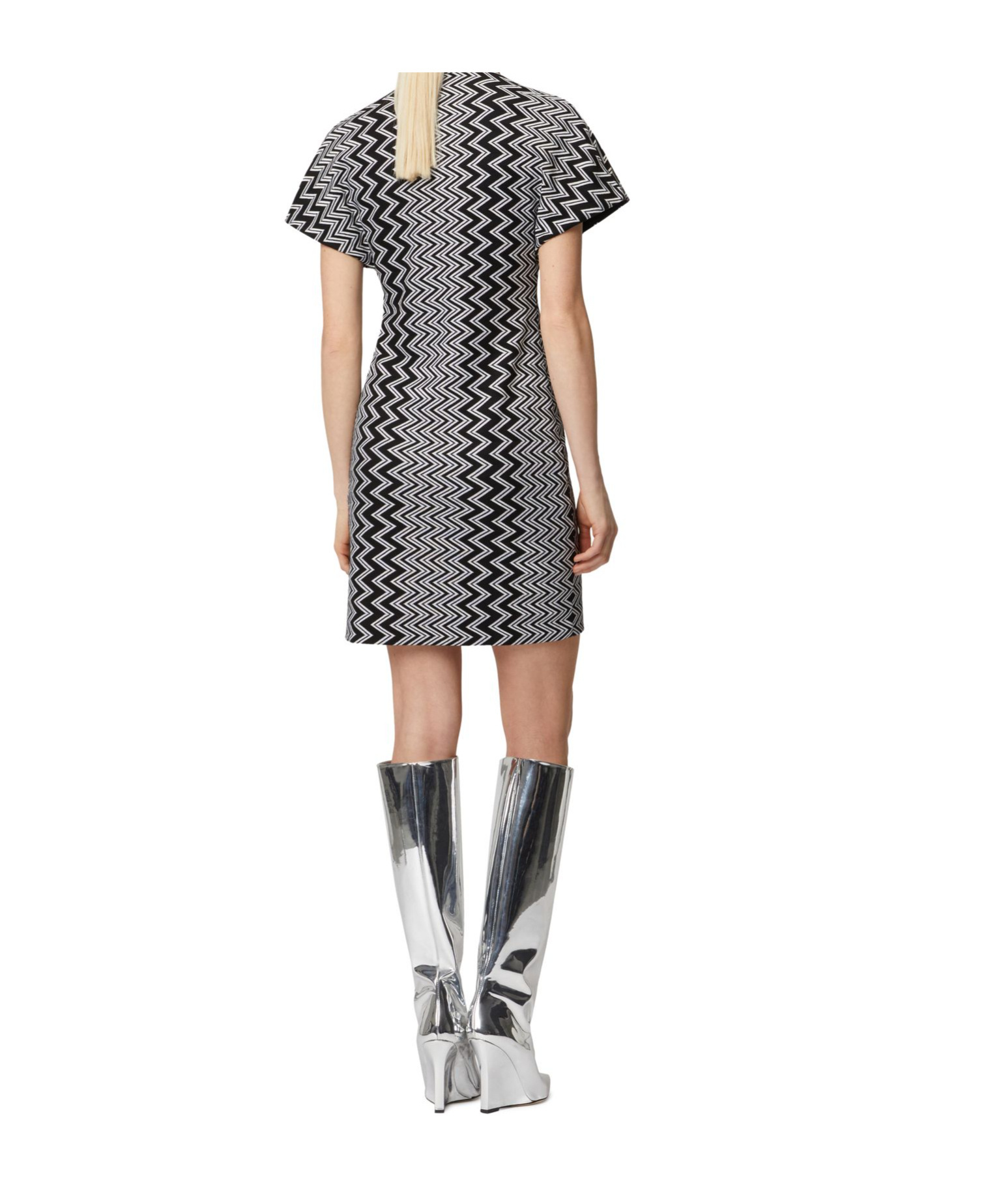 Missoni Turtleneck Dress In Black