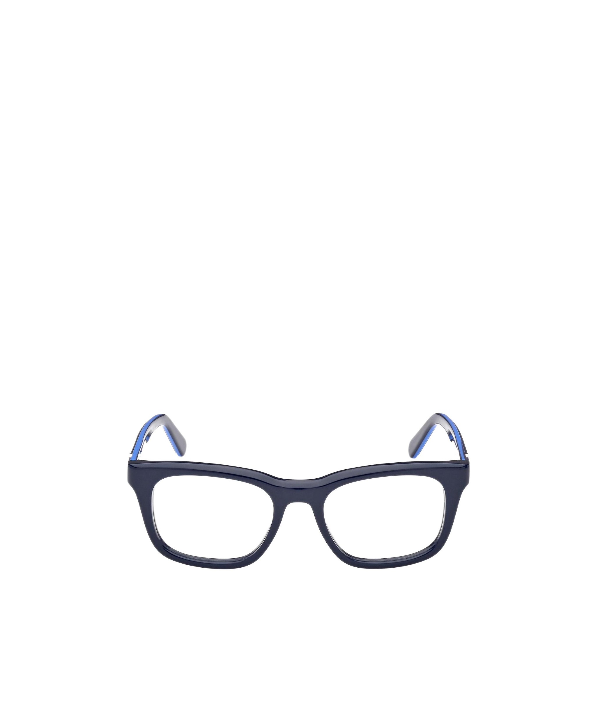 Moncler Logo-detail Square-frame Glasses In Black