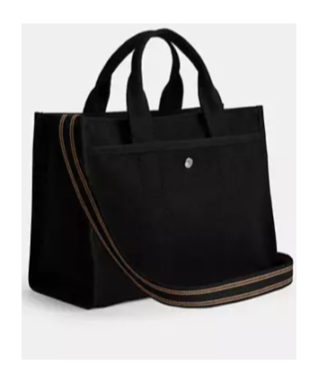 Coach Borsa Shopping Cargo 20 In Tela Nera Donna In Black