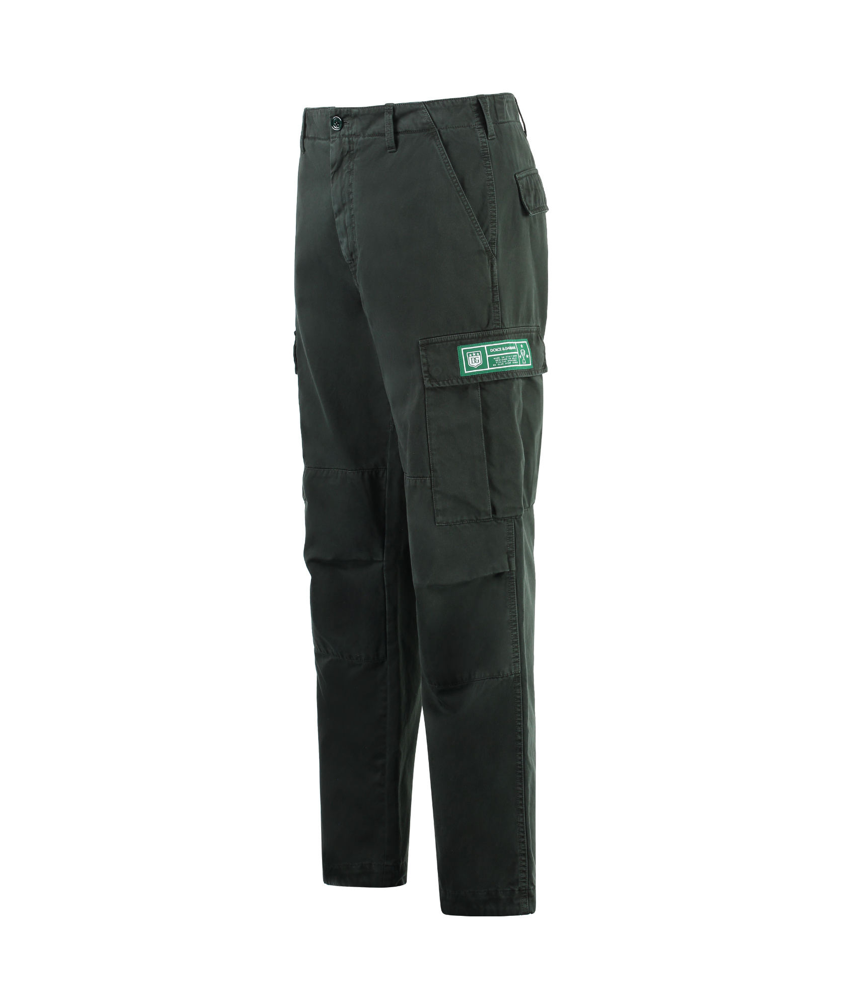 Dolce & Gabbana Cotton Cargo-trousers In Black