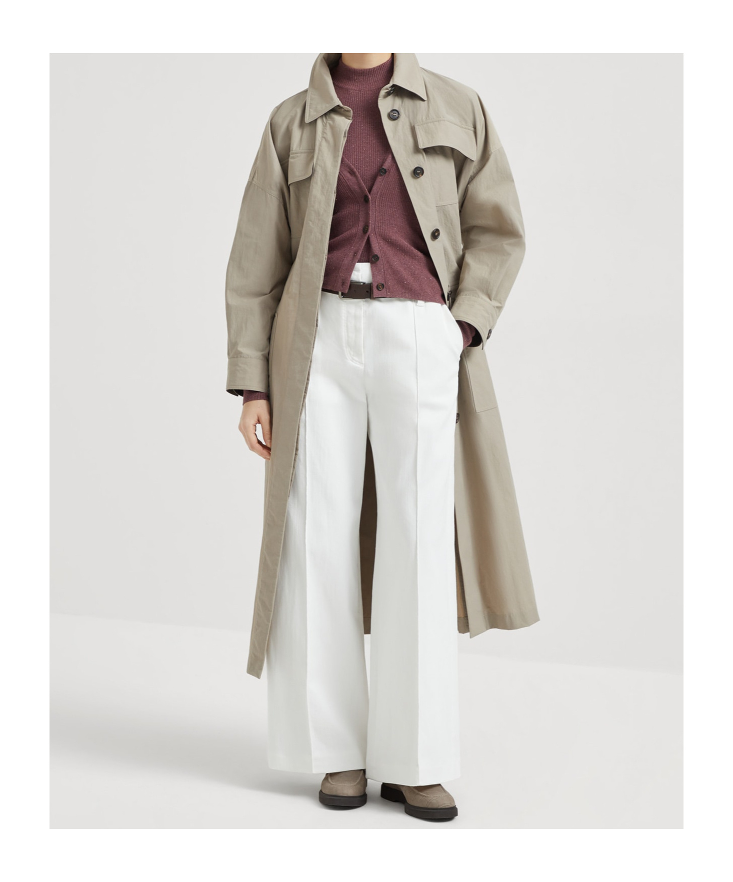 Brunello Cucinelli Sleeveless Knitted Vest In Purple