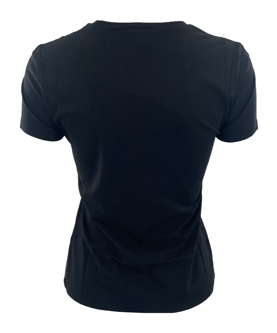 Shop Armani Jeans Item O-neck Short-sleeved T-shirt In Black