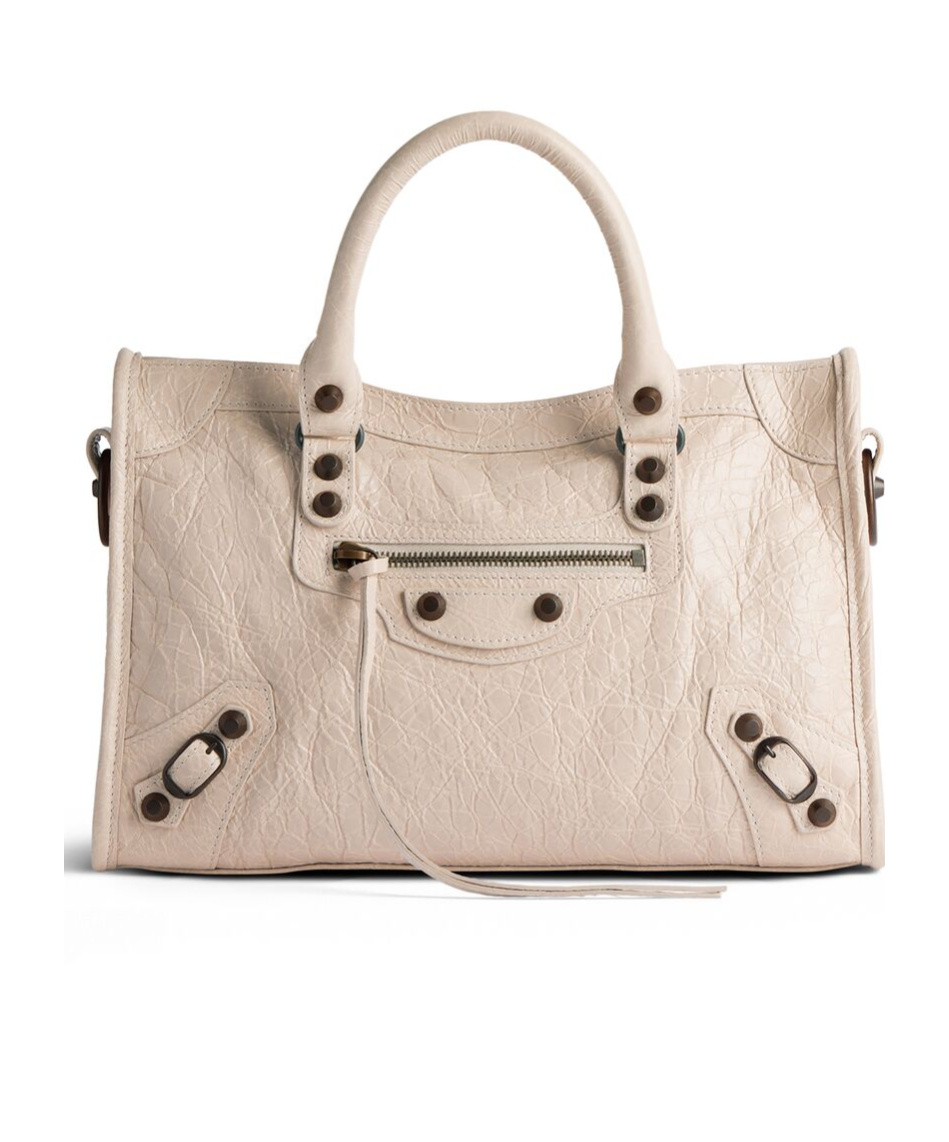 Shop Balenciaga Women's Le City Small Bag In Light Beige In Nude