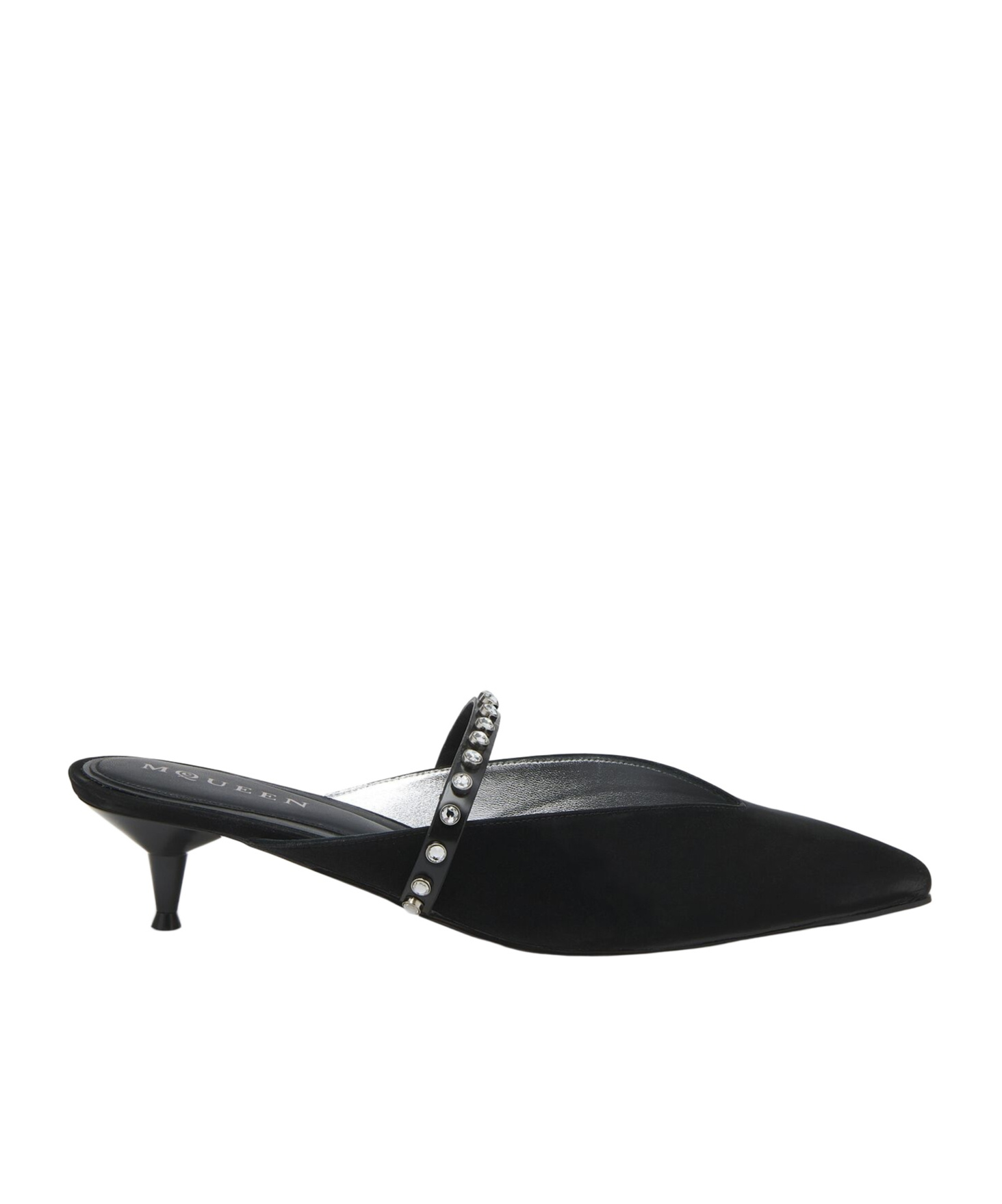 Alexander Mcqueen Nylon Revel Heeled Mules 50 In Multi