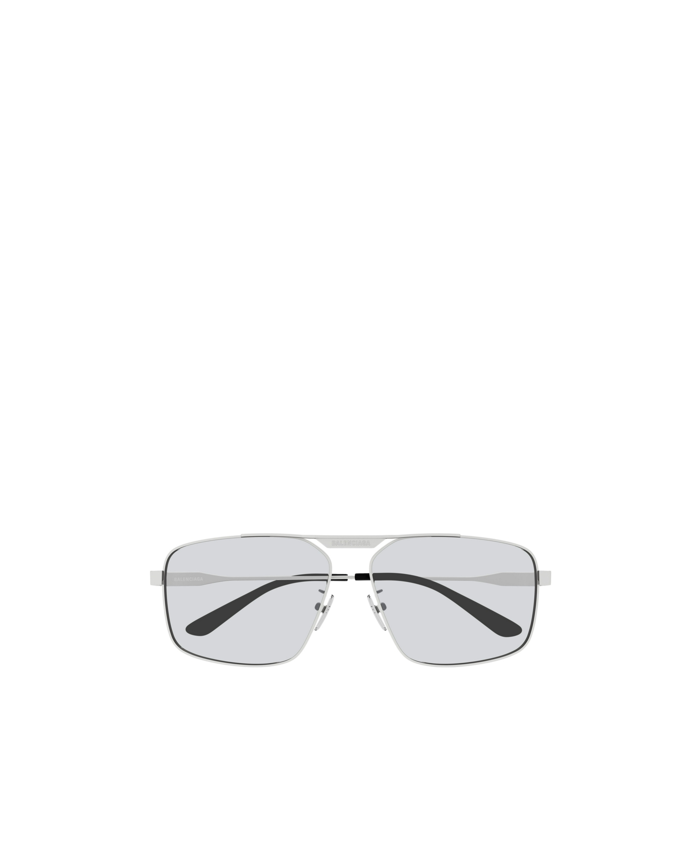 Balenciaga Bb0418sk Tag 2.0 Linea Everyday 004 Silver Grey Glasses In Gray