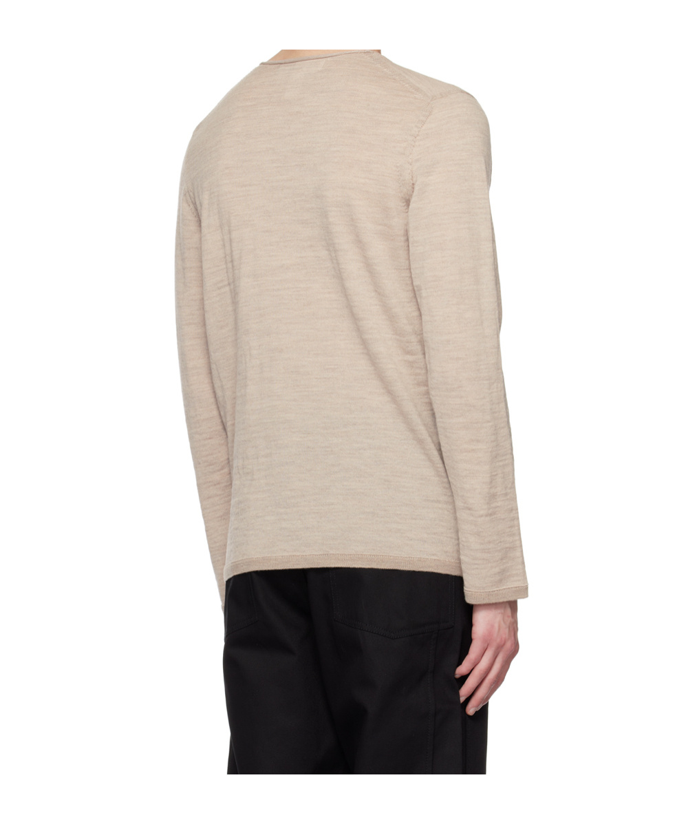 Comme Des Garçons Shirt X Brett Westfall Long-sleeved Sweater In Brown