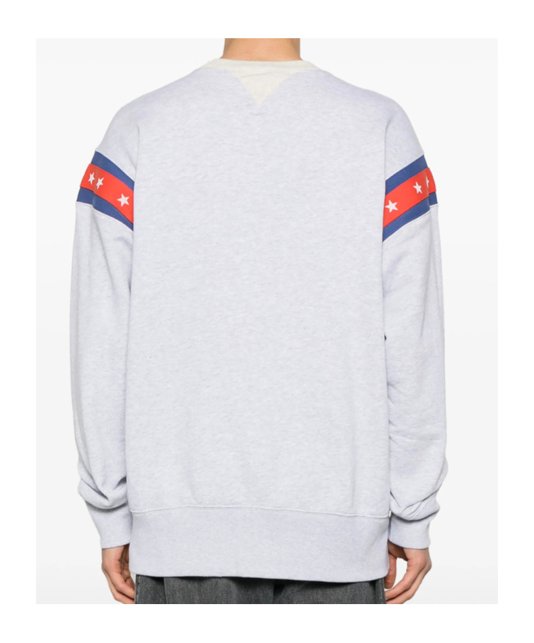 Champion Striped Sweatshirt In White