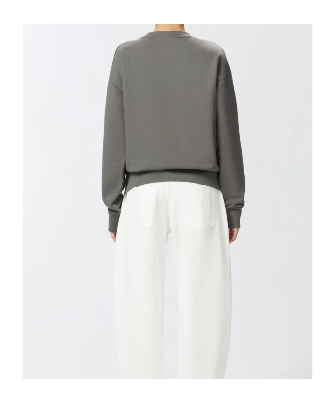 Pinko Graphic-print Sweatshirt In Gray