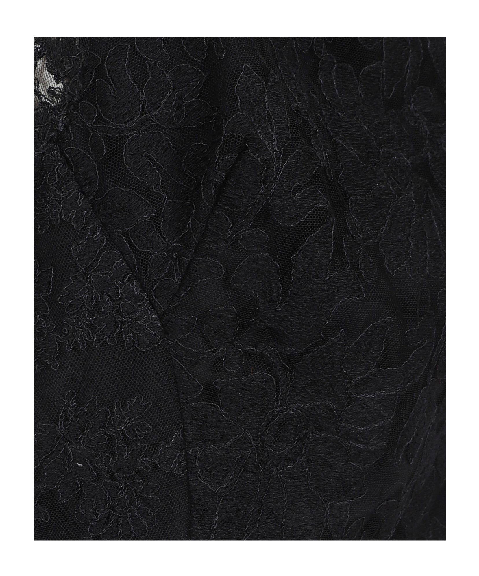 Ermanno Scervino Backless Halter Neck Lace Dress In Black