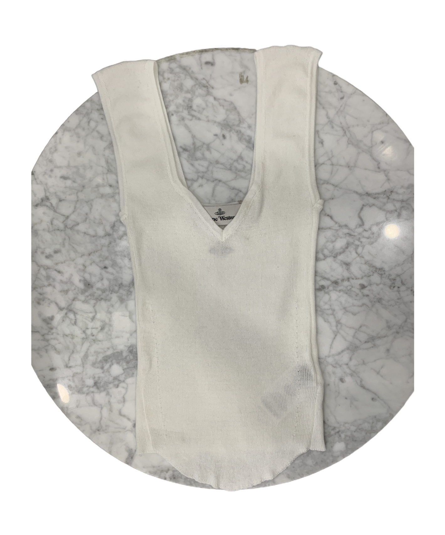 Vivienne Westwood Sleeveless Vest In White